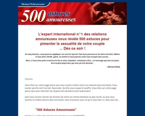 500 Astuces Amoureuses official
